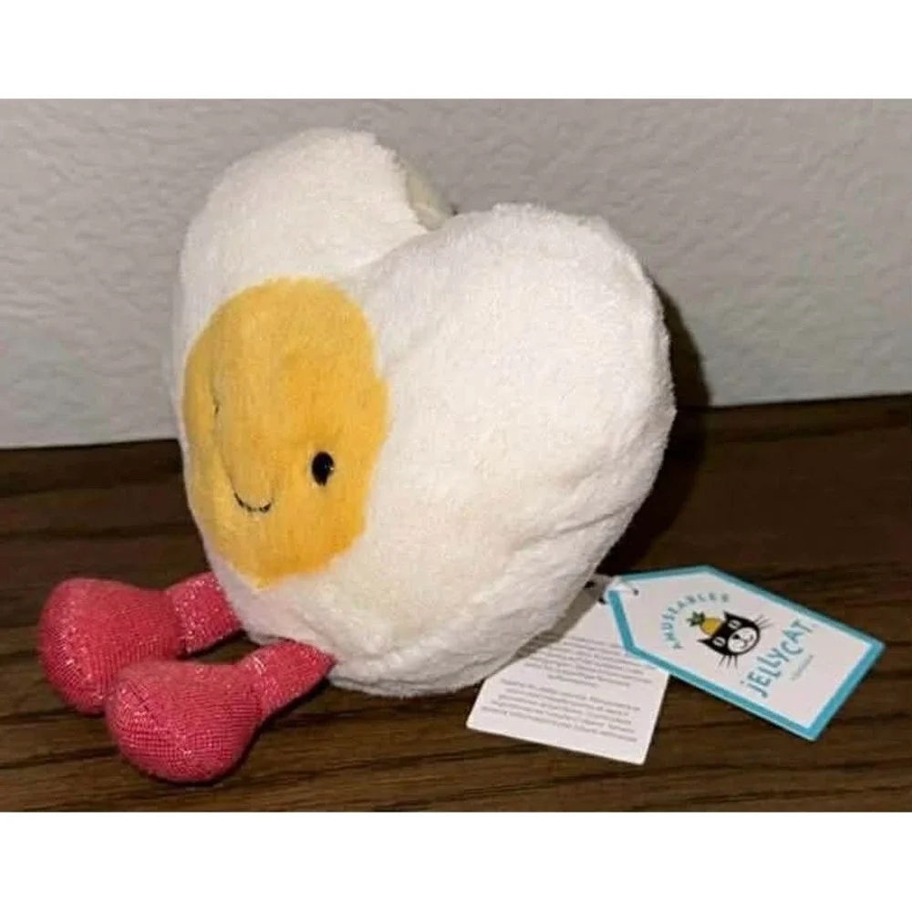 Jellycat Amuseables Heart Egg Plush Valentine's Day AUTHENTIC Stuffed NWT 4.7